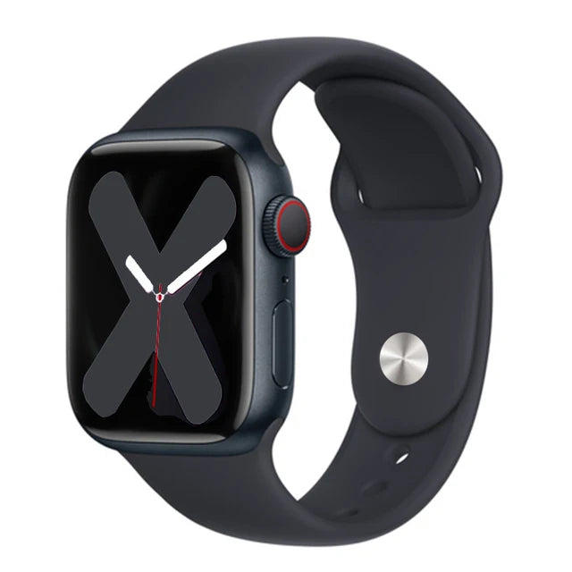 Silicone Strap For Apple Watch Band 45mm 44mm 49mm 41mm 40mm 42mm 38mm 44 45 mm bracelet iwatch Ultra series 7 se 3 4 5 6 8 band