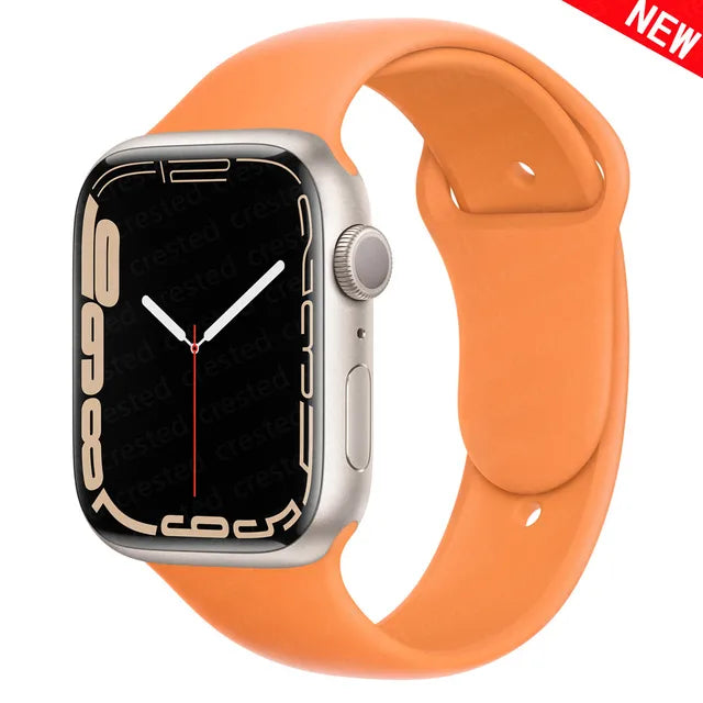 Silicone Strap For Apple Watch Band 45mm 44mm 49mm 41mm 40mm 42mm 38mm 44 45 mm bracelet iwatch Ultra series 7 se 3 4 5 6 8 band