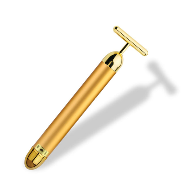 24K Gold T Beauty Facial Roller