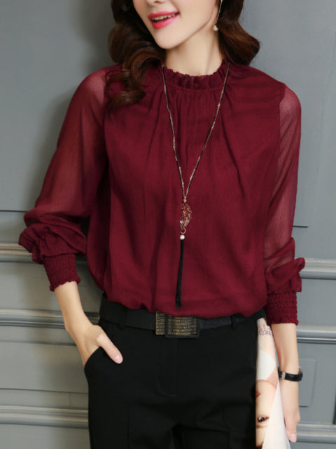 Elegant Lady Casual Blouse