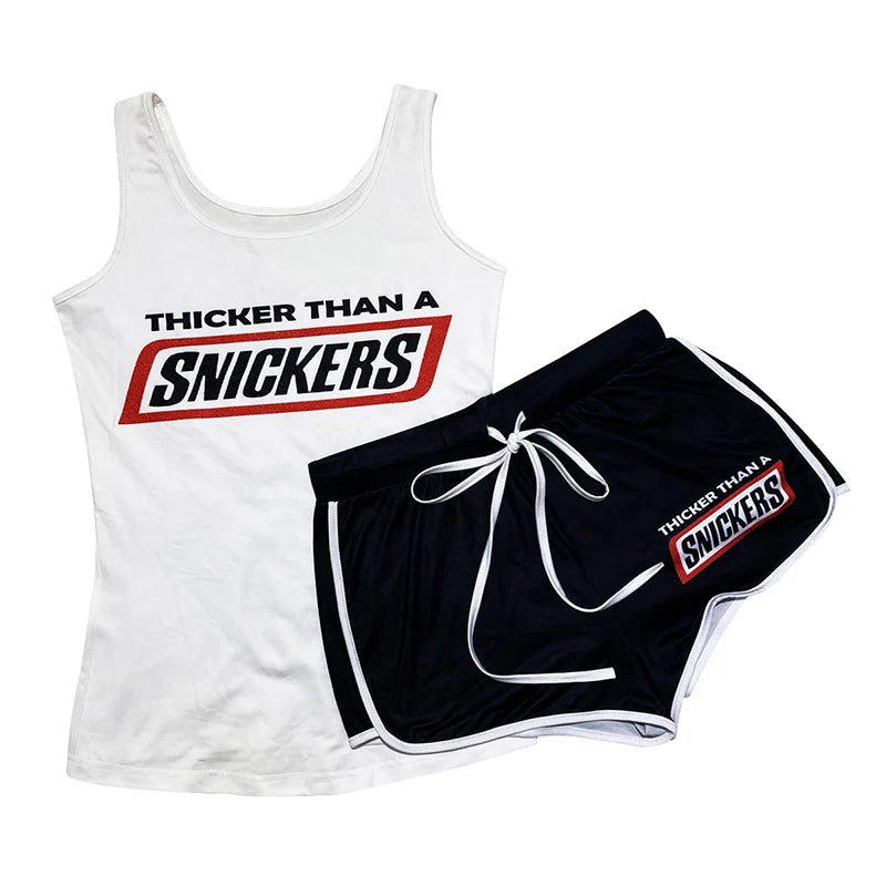 Women's Shorts Sets Tank Top+Shorts Summer Clothes For Women  Sports Fitness Plus Size Two Piece Suit Tracksuits Wholesale Items