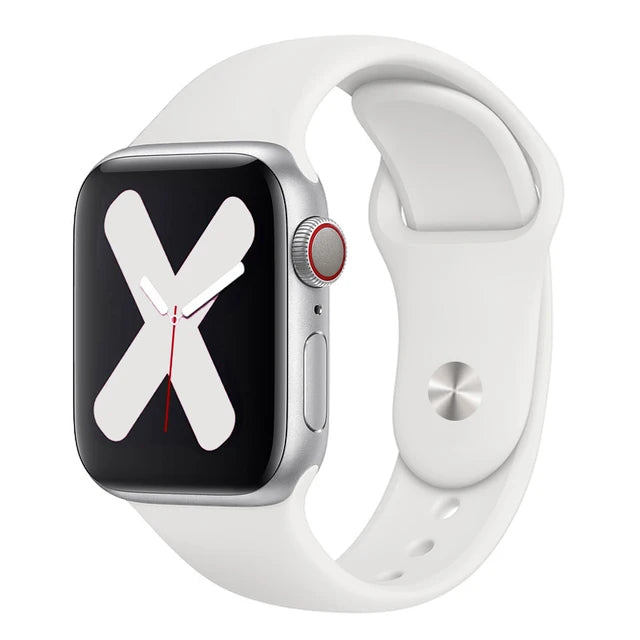 Silicone Strap For Apple Watch Band 45mm 44mm 49mm 41mm 40mm 42mm 38mm 44 45 mm bracelet iwatch Ultra series 7 se 3 4 5 6 8 band