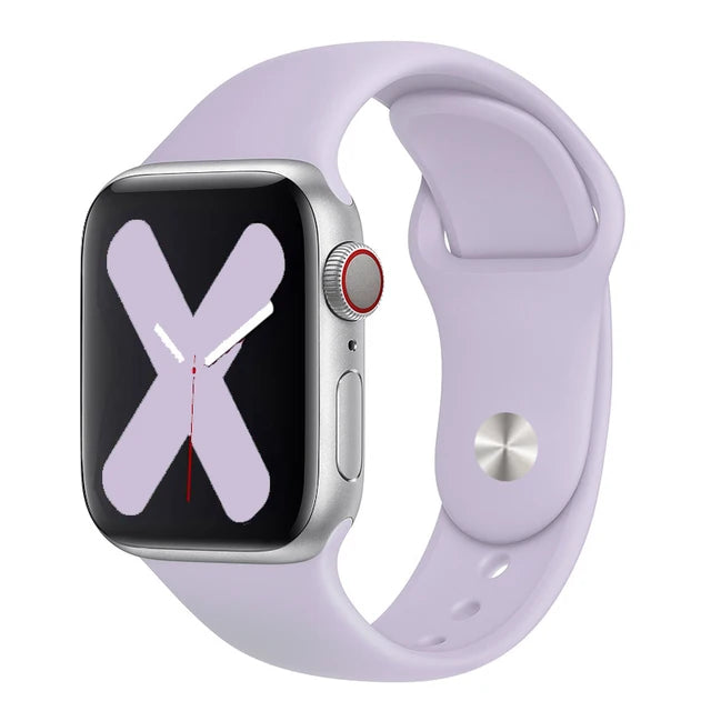 Silicone Strap For Apple Watch Band 45mm 44mm 49mm 41mm 40mm 42mm 38mm 44 45 mm bracelet iwatch Ultra series 7 se 3 4 5 6 8 band