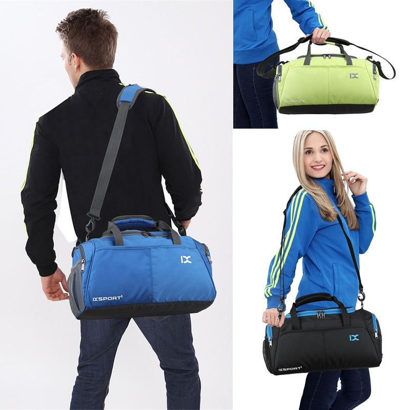 Scione Outdoor Nylon Sport Bag Large Capacity For Fitness Yoga Handbag  Travel Training Gym Shoulder Bag For Men Women