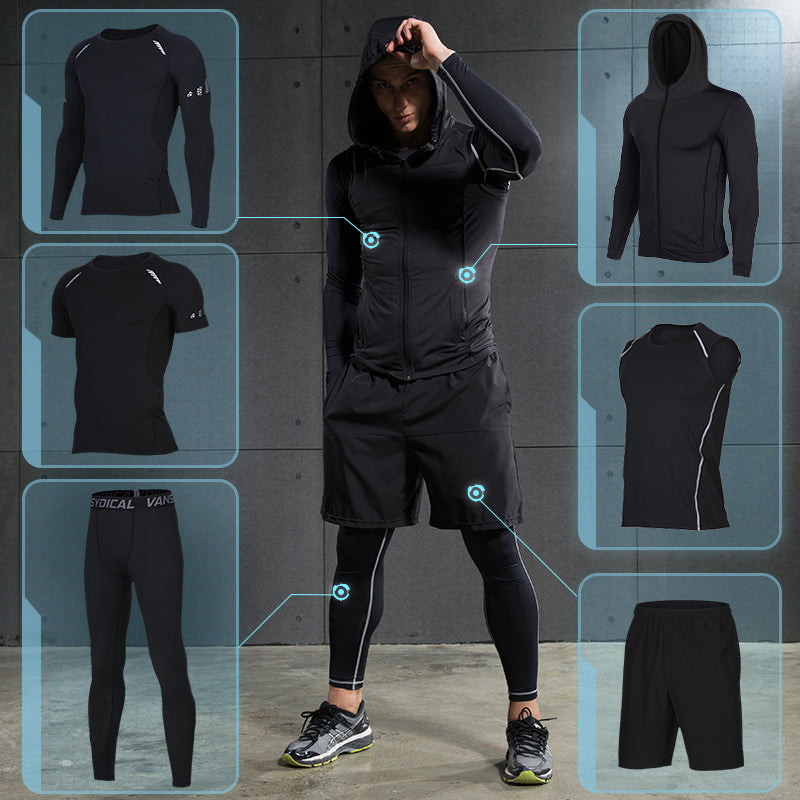 Men Compression Sportswear Suits