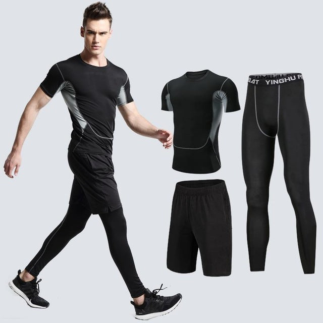Men Compression Sportswear Suits