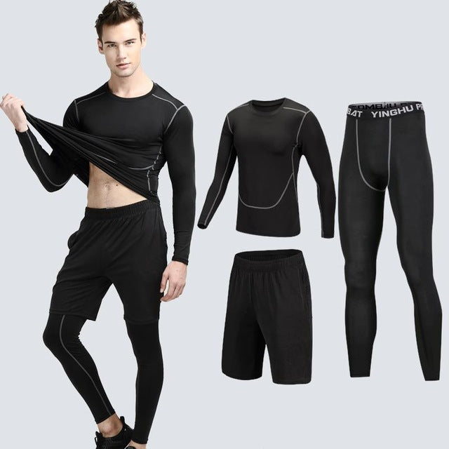 Men Compression Sportswear Suits