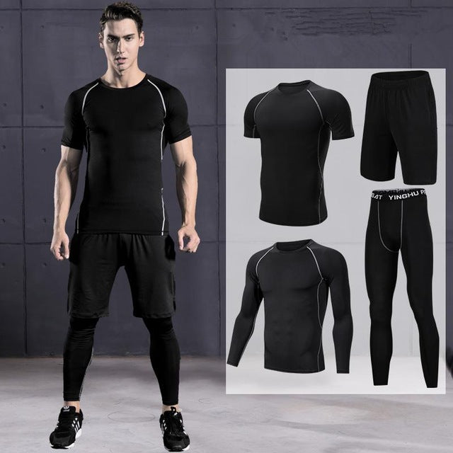 Men Compression Sportswear Suits