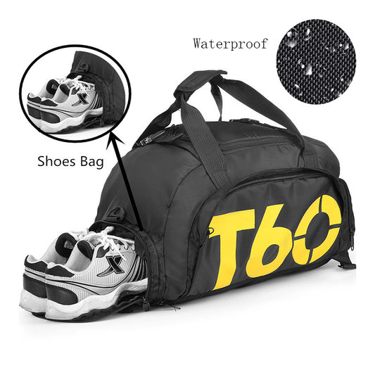 Outdoor Duffle Bag With Shoes Packet