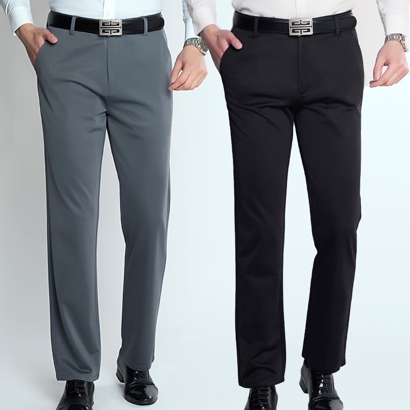 Men Ice Silk Four Side Elastic Pant