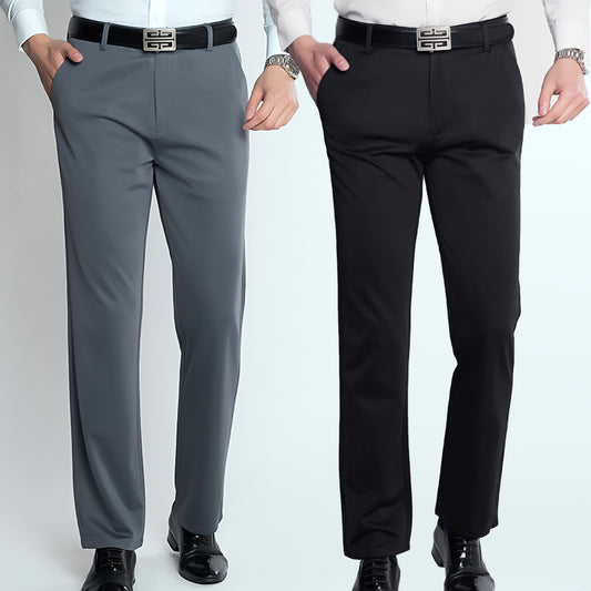 Men Ice Silk Four Side Elastic Pant