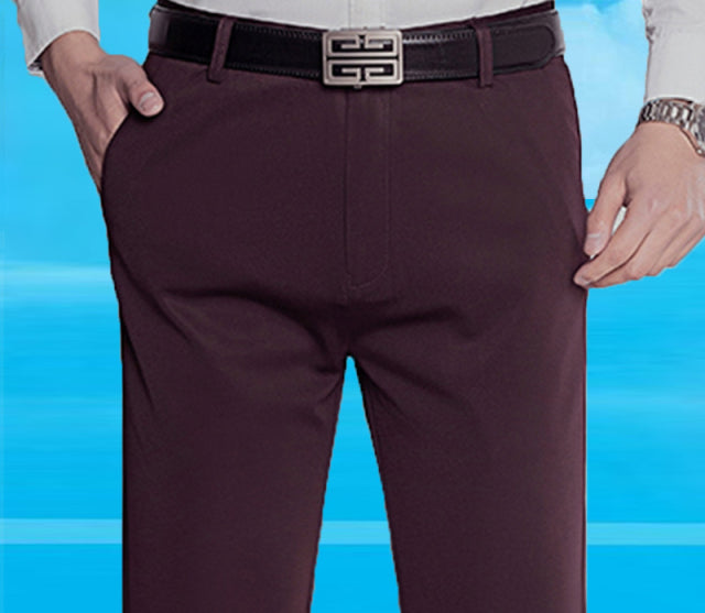 Men Ice Silk Four Side Elastic Pant