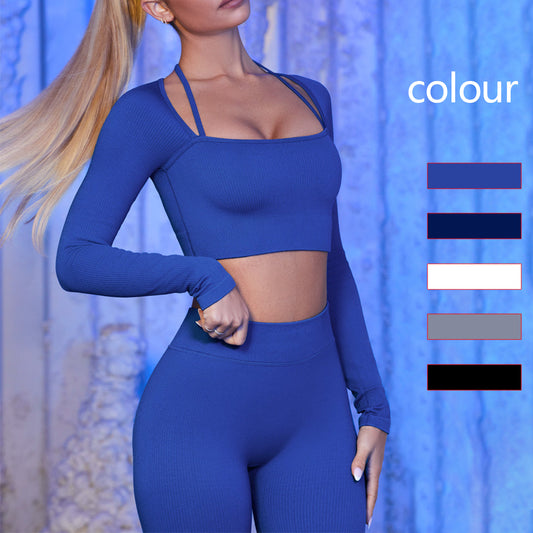 Crop Top Sports Suit