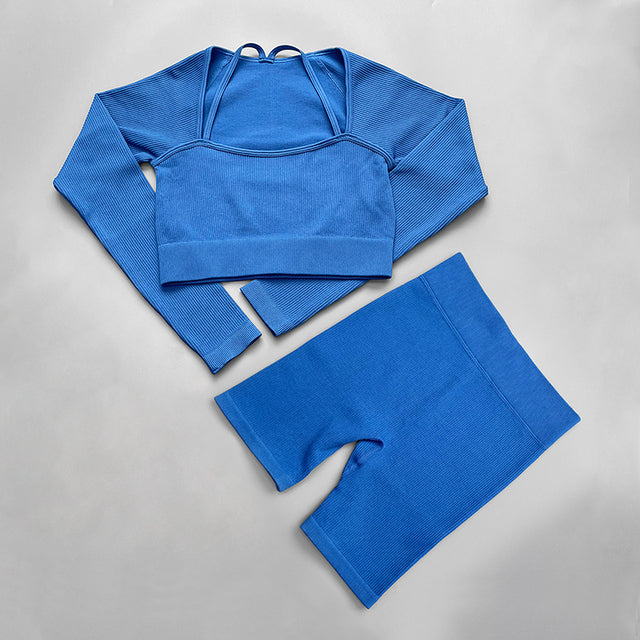 Crop Top Sports Suit