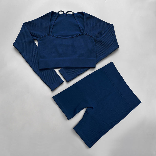 Crop Top Sports Suit