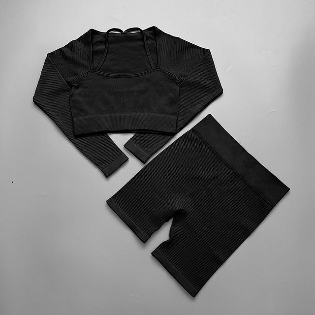 Crop Top Sports Suit