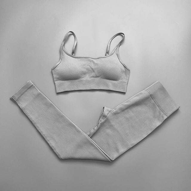Crop Top Sports Suit