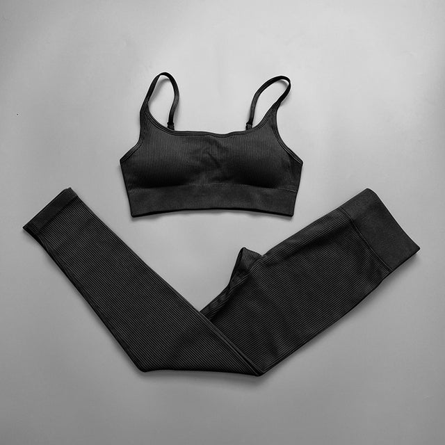Crop Top Sports Suit