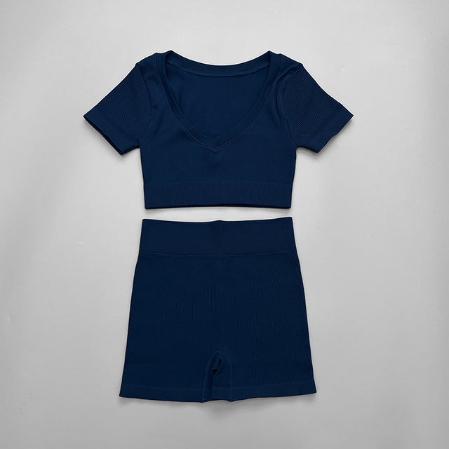 Crop Top Sports Suit