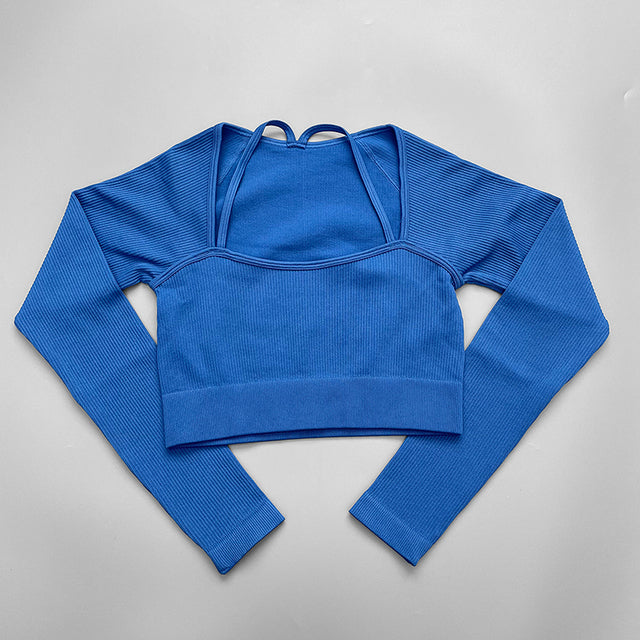 Crop Top Sports Suit