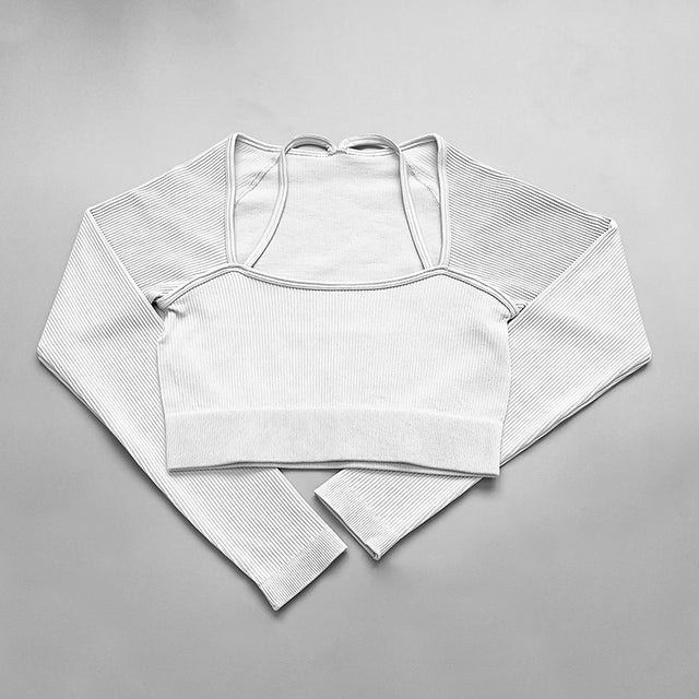 Crop Top Sports Suit
