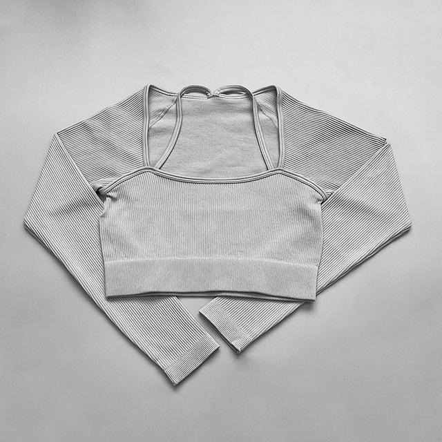 Crop Top Sports Suit