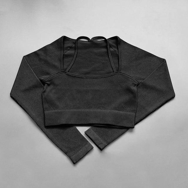Crop Top Sports Suit