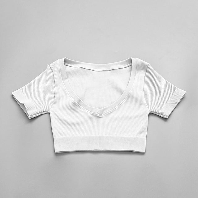 Crop Top Sports Suit