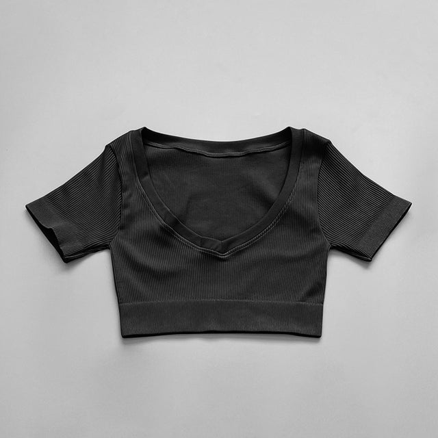 Crop Top Sports Suit